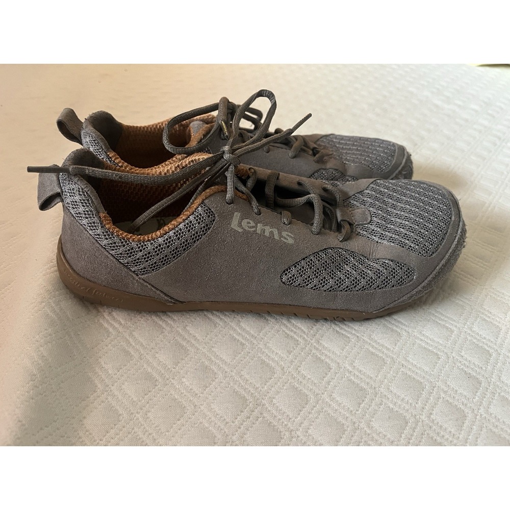 Lems Primal 2 Men's Size 42 Minimalist Gray Sneakers Shoes Barefoot Trails - Picture 3 of 8